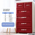 Multilayer Storage Cabinet for Baby Plastic Drawer